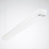 Suspended luminaires Solvan Flow H Prisms White rectangular ETDD 49W 6300lm Wide reduced glare UGR19 (W19) IK03 3 SDCM