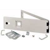 XMW0606CDC-NZM Opening metal front plate for drawer, NZM, closed IP55, H=150mm, grey