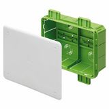 Flush-mounting junction box Green Wall 196×152×75 mm green