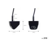 Parking assistant system TFT01 4,3" with HD-310 4 sensors black inside mount