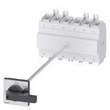 SENTRON, 3LD switch disconnector, main control switch, 6-pole, Iu: 160 A