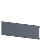 SIVACON, mounting plate, mounting with bracket, H: 400 mm, W: 1200 mm, zinc-plated The SIVACON