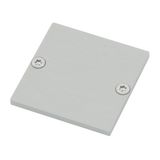 Profile end cap CLR flat closed incl. Screws