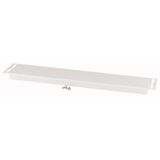 XLST2J85B Bottom/Top coverstrip 110mm long, blind, IP20, for 850mm Sectionwidth, grey