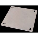 Counter plate with slotted hole for