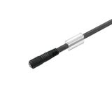 Sensor/actuator line, One end without connector, M8, Number of poles : 3, 0.1 m, Female socket, straight, Shielded: No, LED: No, Sheath material: PUR, Halogen: No