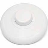 Inline Foot switch, single-pole, 2A, 250V, white