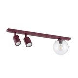 BASTER 3 BURGUNDY TRANSPARENT