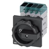 Switch disconnector 3LD3, Iu 40 A main control switch 3-pole + N