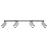 CEILING LAMP MERIDA 4L GREY GU10 4X40W IP20