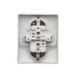 RTV final aerial socket, separated, module, champagne matt