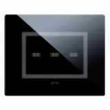 VERATOUCH PLATE ABSOLUTE BLACK 3CON