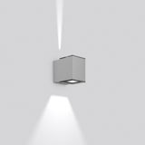 Zono, 6,2 W, 220 lm, 830, silver, on/off Wall luminaires, L 100 B 154 