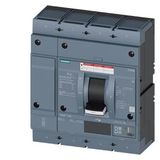 Circuit breaker 3VA6 UL frame 800 breaking capacity class H 65 kA @ 480 V 4-pole