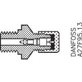 Pressure gauge connector (PMFL/FH)