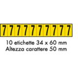 Adhesive label - 350x60 - 10 sheets / 10 labels each