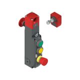 NG series safety switch with lock and integrated control devices, with actuator