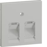 Central plate 55 UAE TYP B/D 2-gang, lg