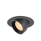 NUMINOS© GIMBLE XS, recessed CL 2700K, 20ø, IP20, round bl