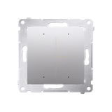 Battery-powered transmitter that directly controls other Simon GO devices, [Wi-Fi] - CONTROL B, 3V, (module), silver matt metallic