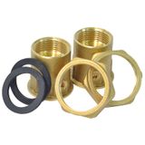 PUMP SCREWS 1"x1 1/2" BRASS WITH CLOSURE