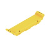 Front element, OMNIMATE Housing - series CH20M  Traffic yellow, Front element, Width: 22.5 mm