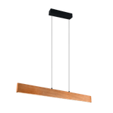 Edgewood LED pendant 115 cm wood
