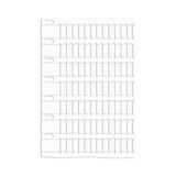 Flexible tag for sleeves 30 x 4mm, PVC, white.color, SmartRoll-Plus