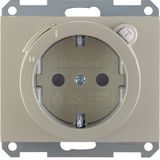 SCHUKO soc.out. residual current circuit-breaker,enhncd contact prot.,