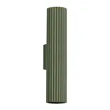 VERTICAL WALL LAMP ILLUMINATING UP AND DOWN FROM THE KARBON GREEN SERIES FOR HALL 2XGU10