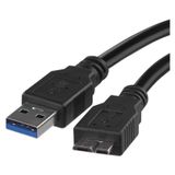 USB cable 3.0 A/Male – micro B/Male 1m
