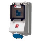 Mennekes Wall mounted recept., 16A3p6h230V, IP44 7125