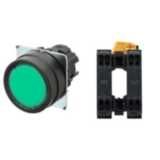 Pushbutton A22NN Ã˜22, bezel plastic, FLAT, MOMENTARY, CAP COLOR Transp A2215066F