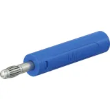 4 mm plug, screw connection, 2.5 mm², blue, 64.2056-23