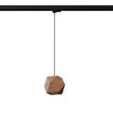 HANGING LAMP 3 PHASE WOODY NATURAL WOOD GU10 3000K 7W 510LM