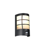 Sintra wall lamp E27 matt black motion sensor