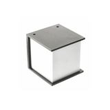 Facade luminaire LEO, E27, max. 18 W, IP54, graphite