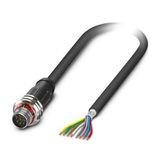 SAC-8P-P12MS/ 3,0-PUR SH - Sensor/actuator cable