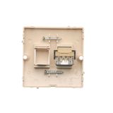 Touch panel 3 modules, Modul 1: 1 touch field, Module 2: 2 horizontal touch fields, Module 3: 2 vertical touch fields, Fixing: horizontal, Silver mist