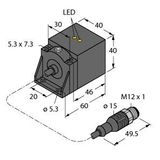 Inductive Sensor With WeldGuard™ Coating   BI20U-CA40-AP6X2-0.2-RS4/S1590/XOR