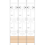 Counter field Z316-HSP, 3 fields, H=1350mm, 6-3.HZ, 6 HSP (Z316-HSP)