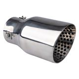 Exhaust silencer tip stainless steel chrome AMIO-04060
