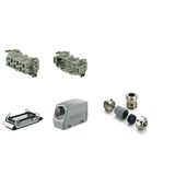 RockStar® HDC kits-Heavy-duty connectors, Kit, HSB, Size: 6, Poles: 6, Screw connection, 400 V, 35 A, diecast aluminium, PG 21