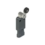Modular prewired switch with adjustable shaped metal revolving lever
