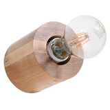 WALL LAMP SALGADO NATURAL WOOD E27 1X60W IP20