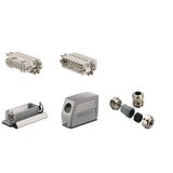 RockStar® HDC kits-Heavy-duty connectors, Kit, HA, Size: 5, Poles: 16, Screw connection, 250 V, 16 A, diecast aluminium, PG 16