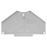 P-series, Partition plate, grey, 2 mm,  printed, 17-32, horizontally