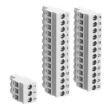 Terminal block set. for PM503x, PM505x and PM507x. Screw front / cable  side. 1 Power supply, 2 I/O connectors (TA5212-TSCL)