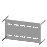 Mounting plate 3VA20 (100 A), 3VA21 (160 A), 3VA22 (250 A), 3-pole, plug-in design, RCD: