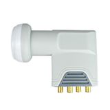 SAT LNB Quattro for connection to a multiswitch, 40mm feed